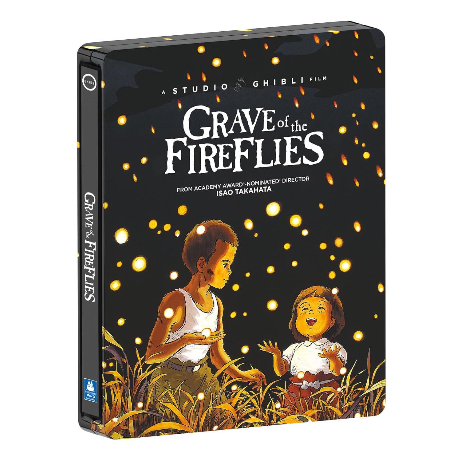 Grave of the Fireflies Steelbook Blu-ray for $14.49