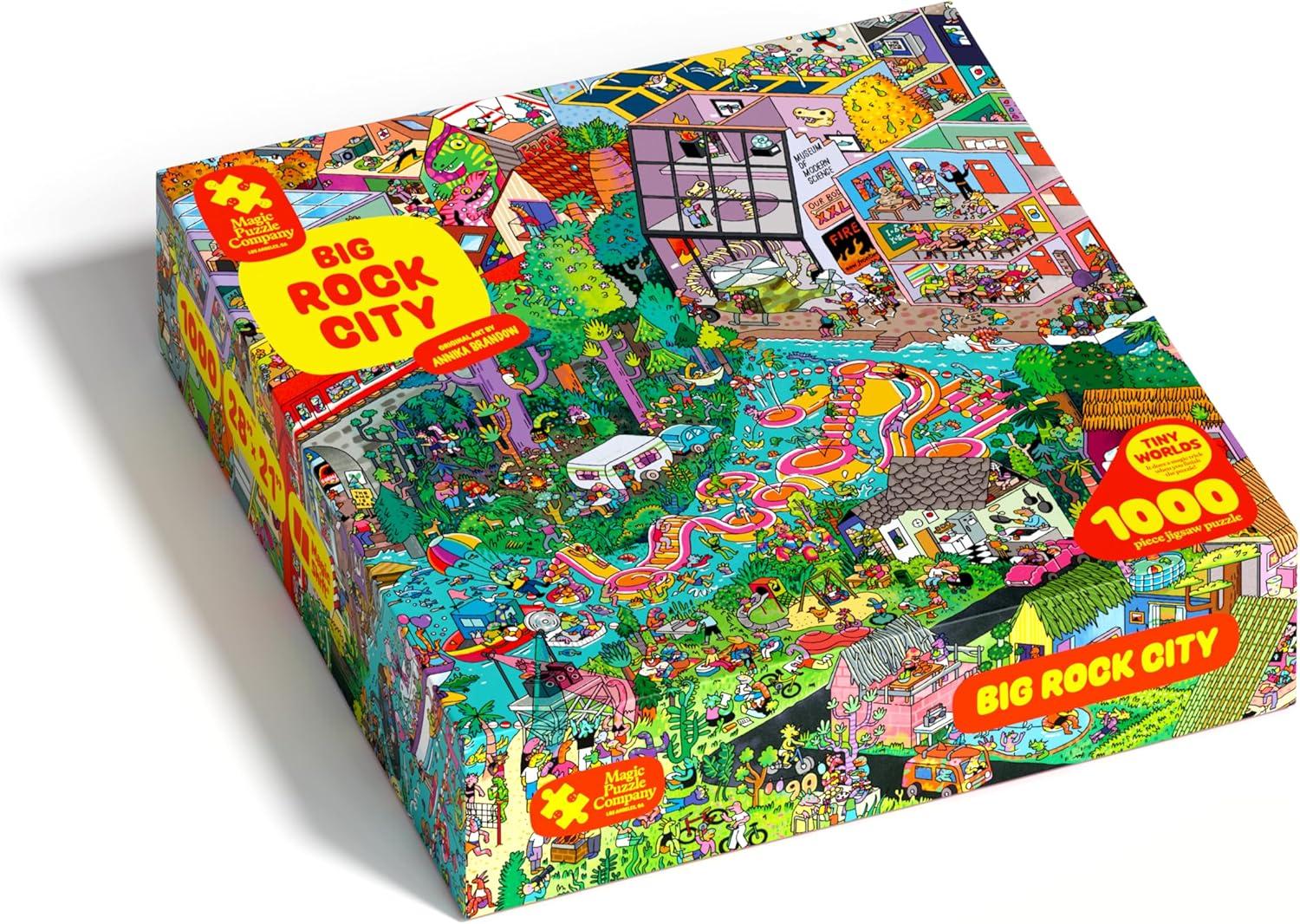Big Rock City 1000-Piece Jigsaw Puzzle for $12.49