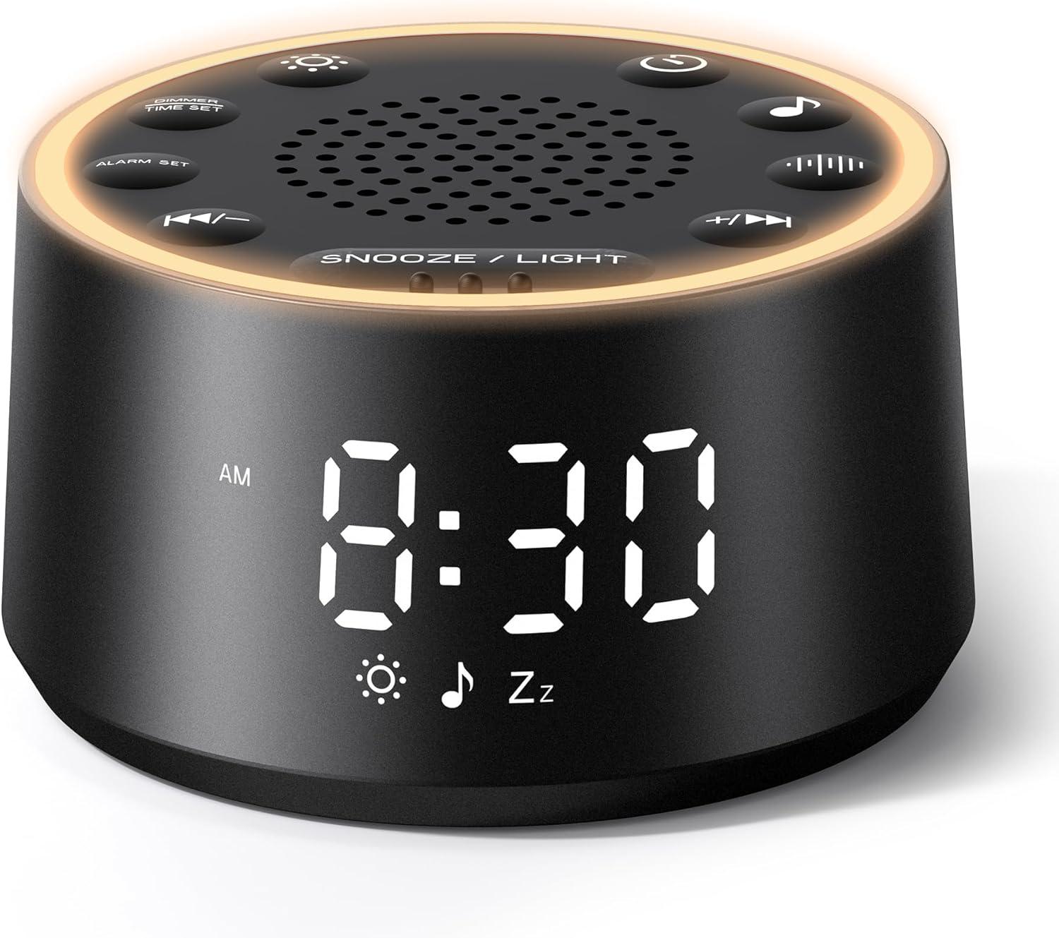 Dreamegg D1 Nova Sound Machine Alarm Clock for $13.53 Shipped