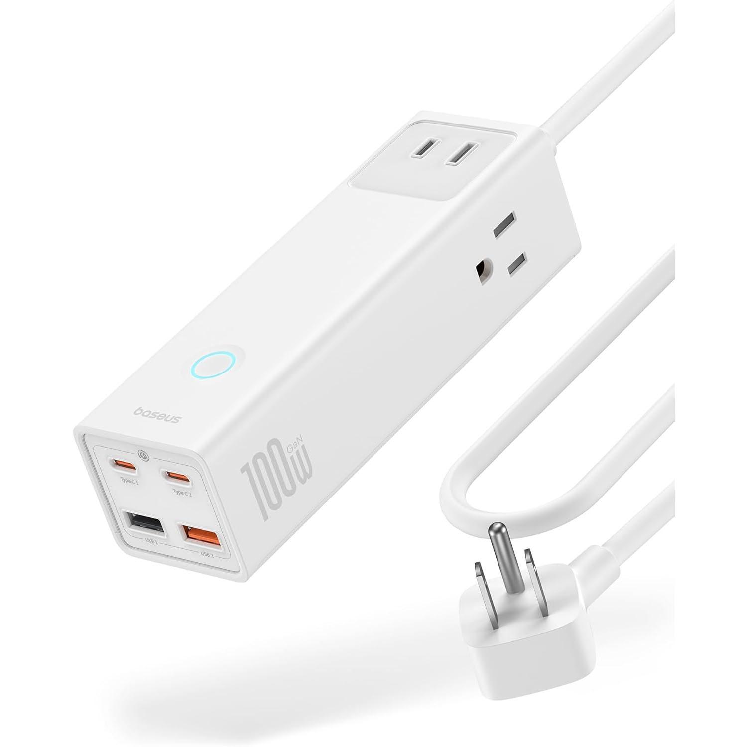 Baseus USB-C Extension Cord Power Strip Surge Protector for $22.31 Shipped