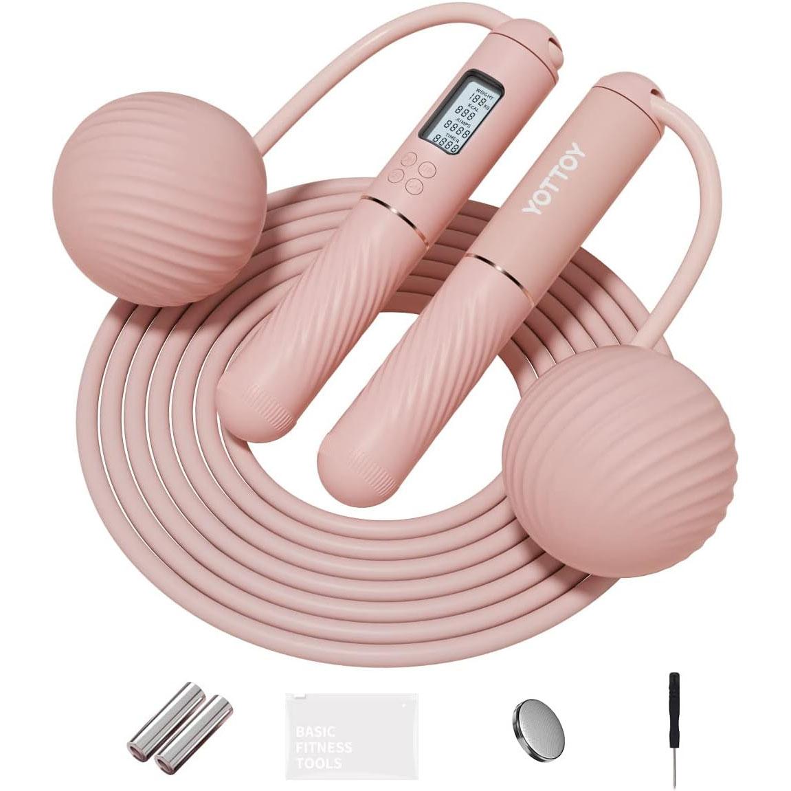 Cordless Ball-Weighted Jump Rope for $4.64 Shipped