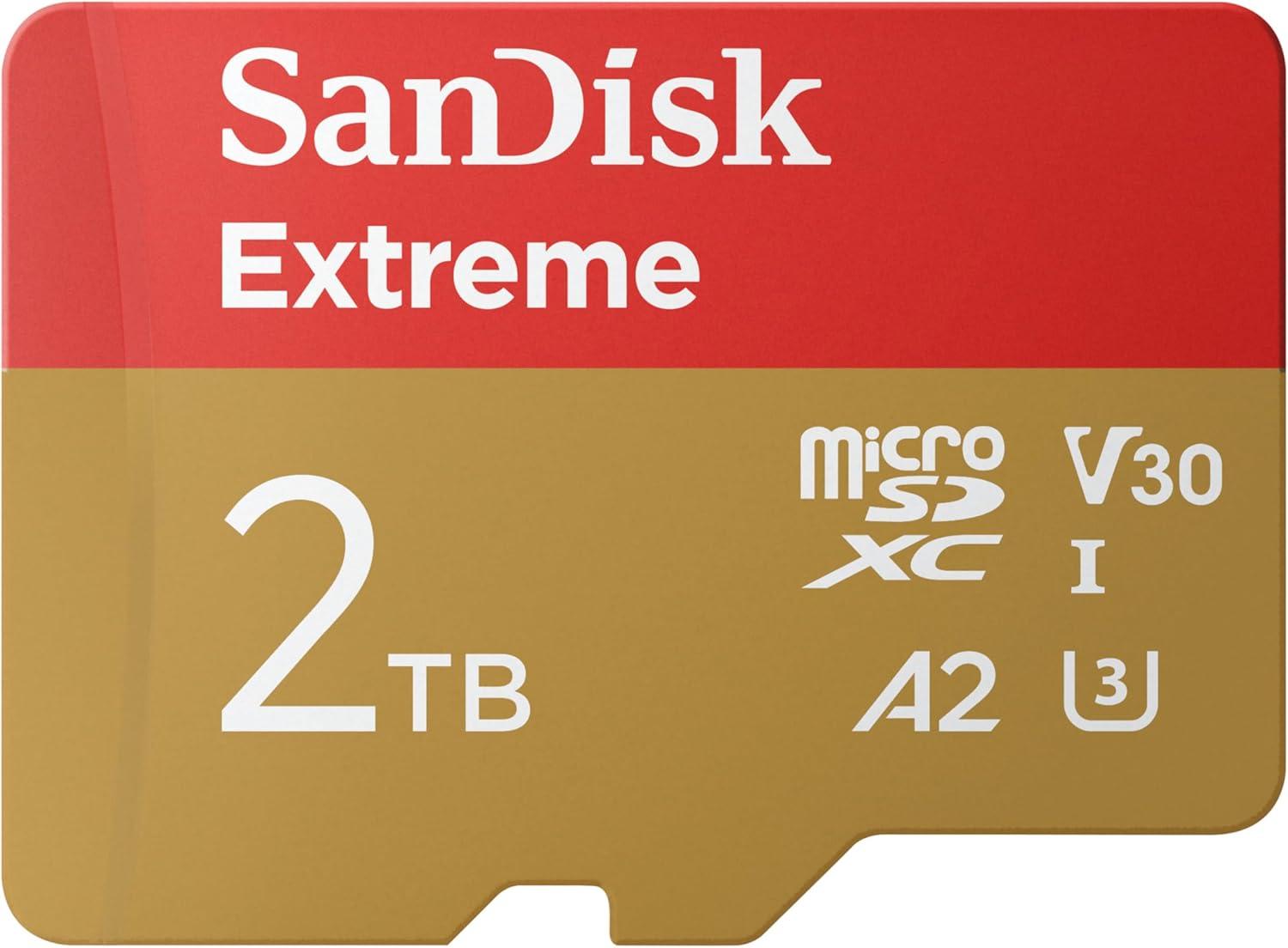 2TB SanDisk Extreme microSDXC Memory Card for $159.99 Shipped