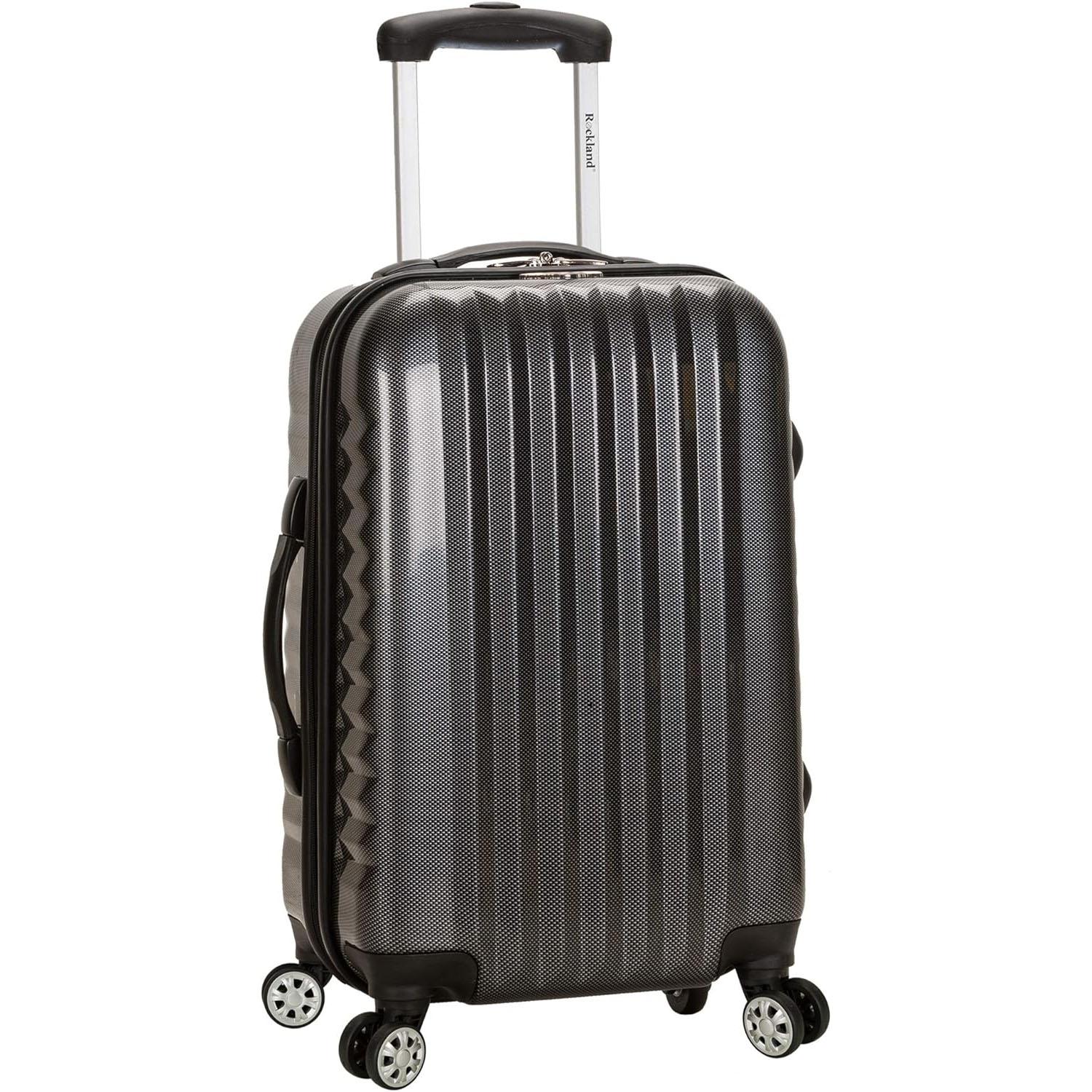 Rockland Melbourne Hardside Expandable Spinner Wheel Luggage for $33.99