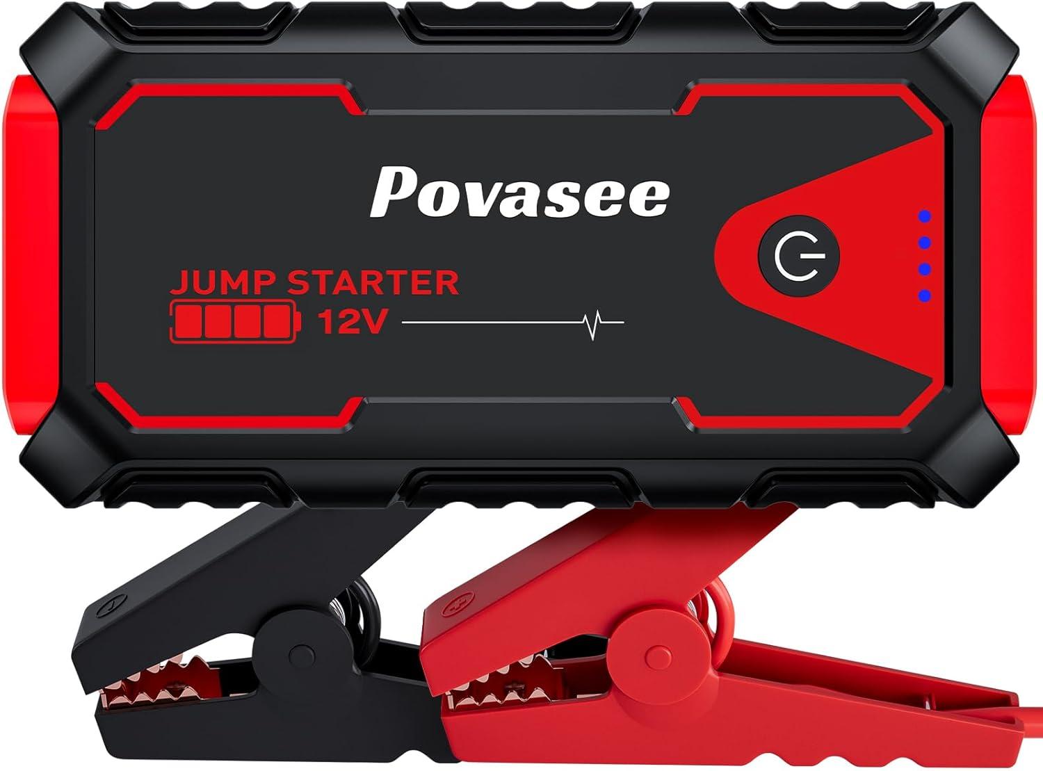 Povasee 5000A Car Jumper Starter for $25 Shipped