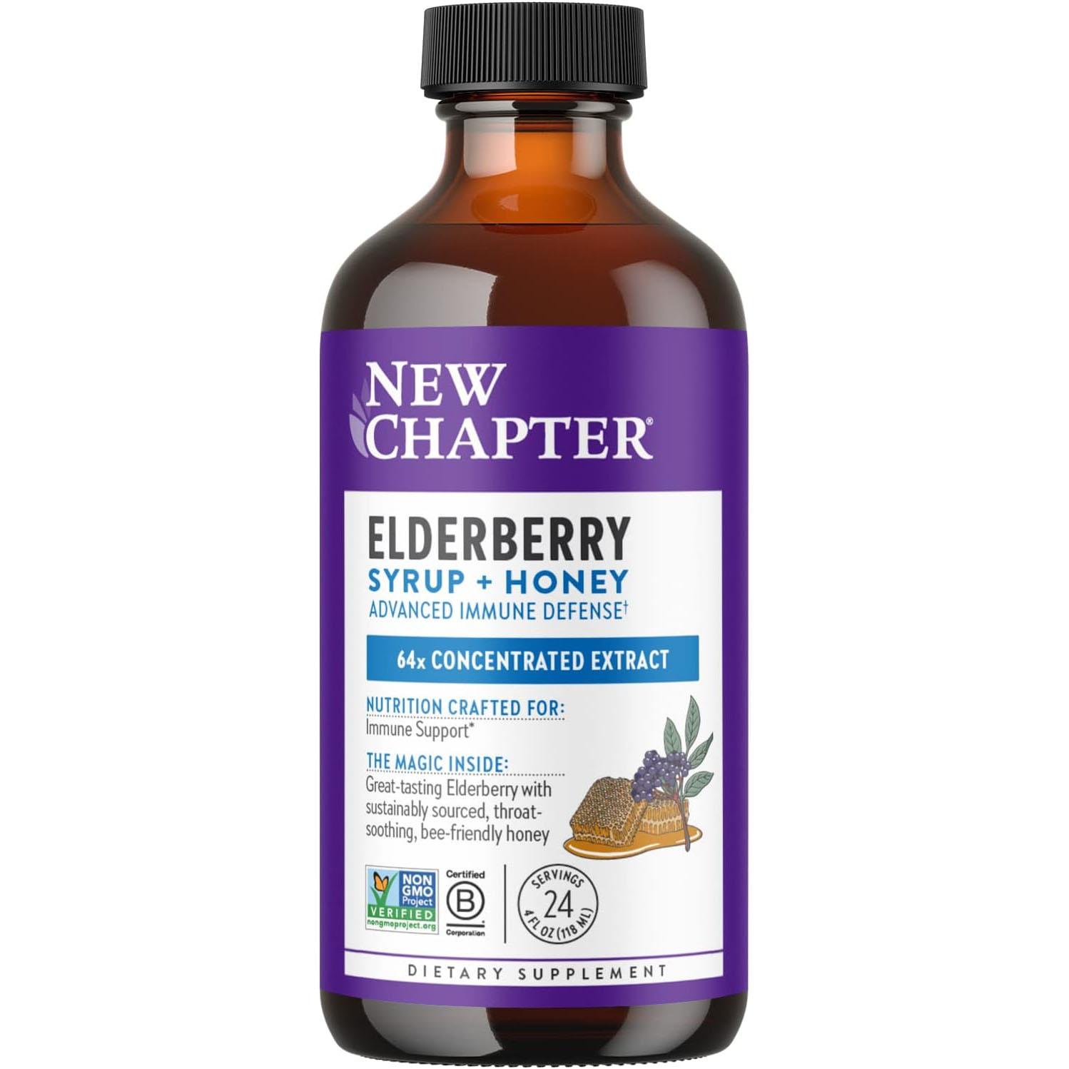 New Chapter Elderberry Immune Defense Syrup for $10.92