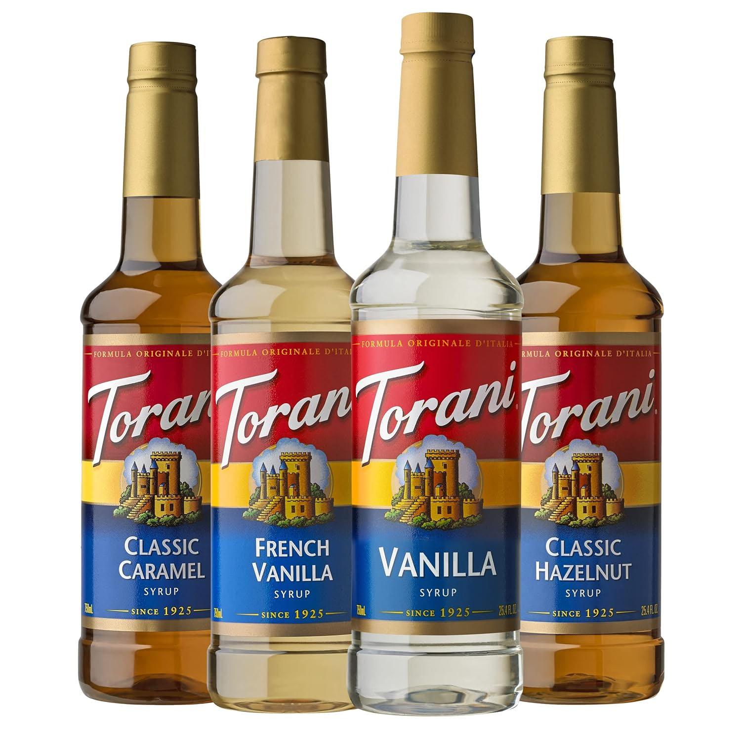 Torani Syrup Variety 4 Pack for $20.73