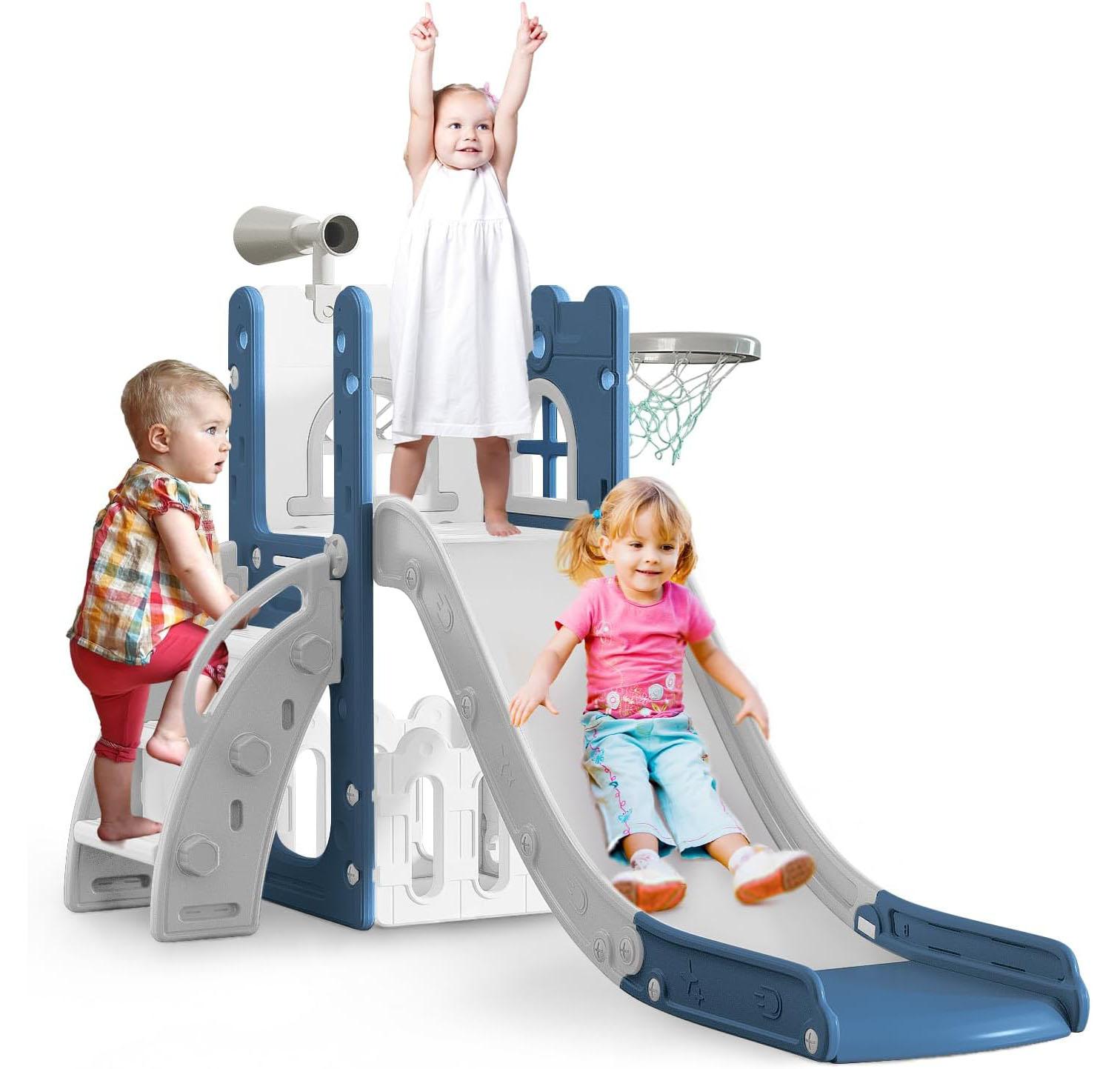 LulliSpace Toddler Slide Kids Playset for $47.59 Shipped
