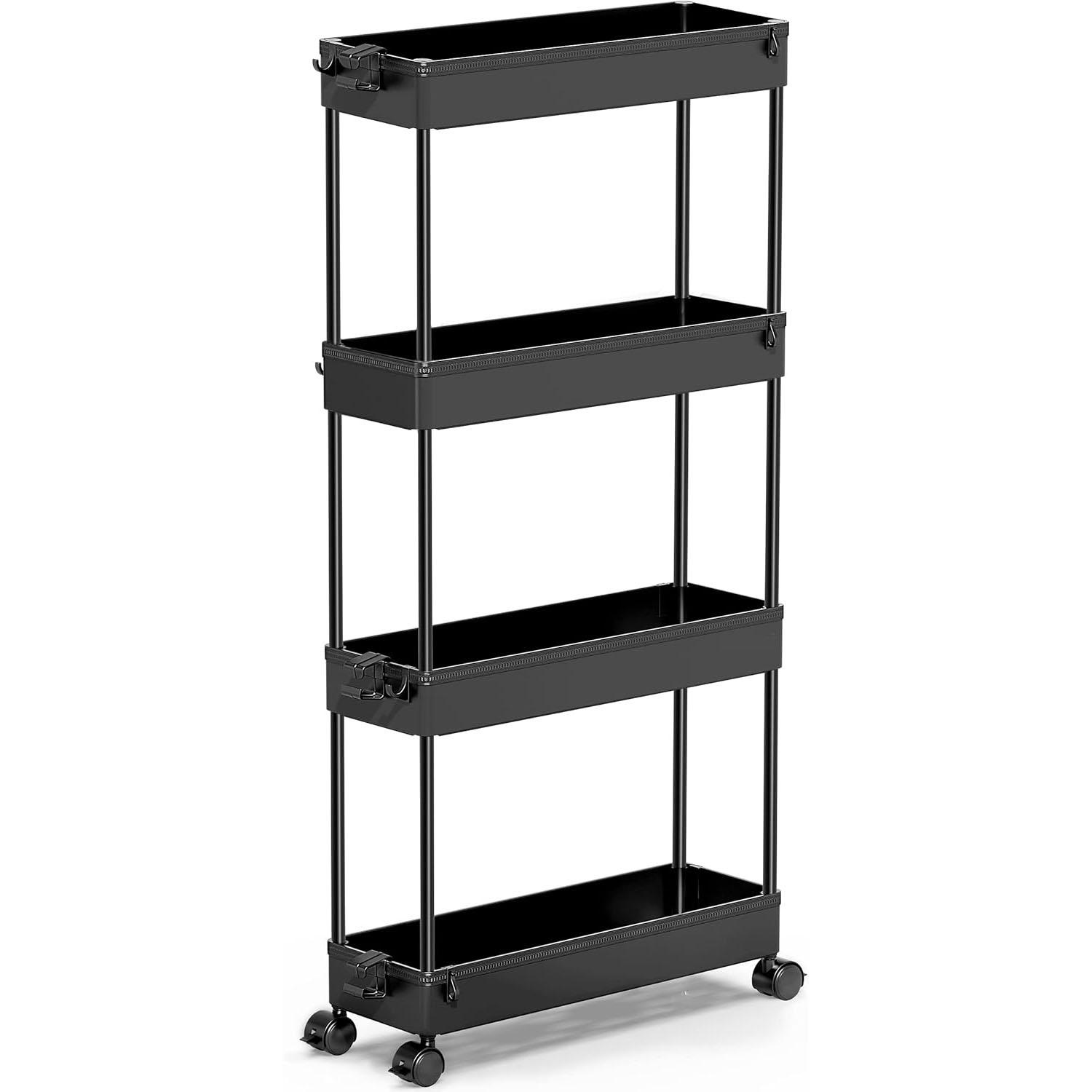 Spacekeeper 4-Tier Rolling Storage Cart for $10.44 Shipped