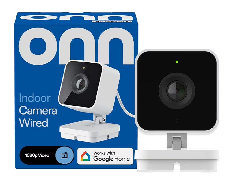onn Indoor Wired Camera for $10