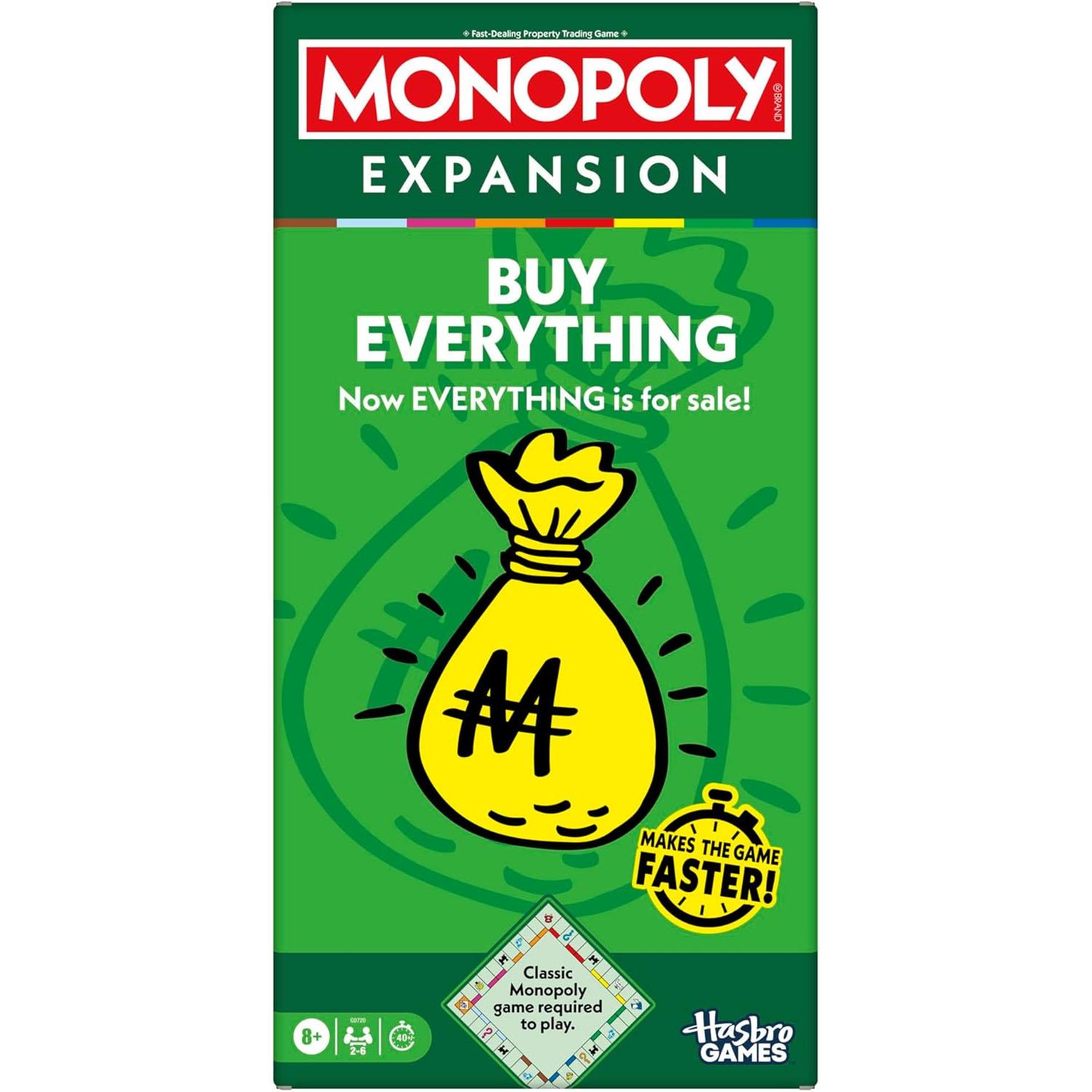 Monopoly Buy Everything Expansion for $4.19