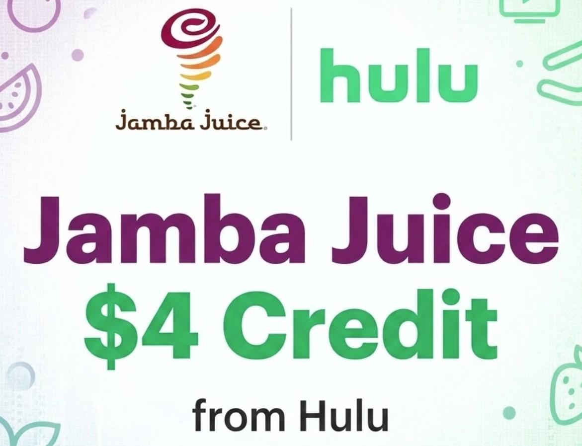 Free Jamba Juice $4 Credit