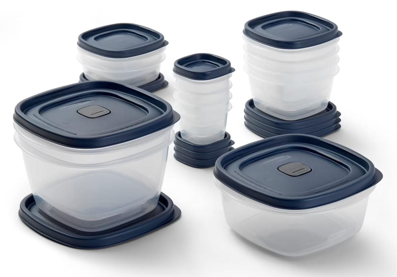 Rubbermaid 26-Piece Plastic Food Storage Set for $7.97