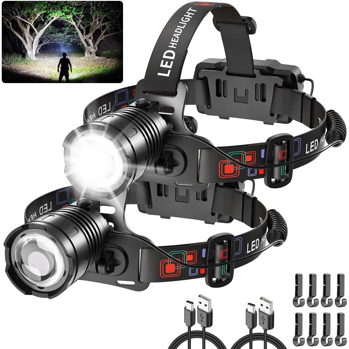LNRYY High Lumen Rechargeable Headlamp for $27.99