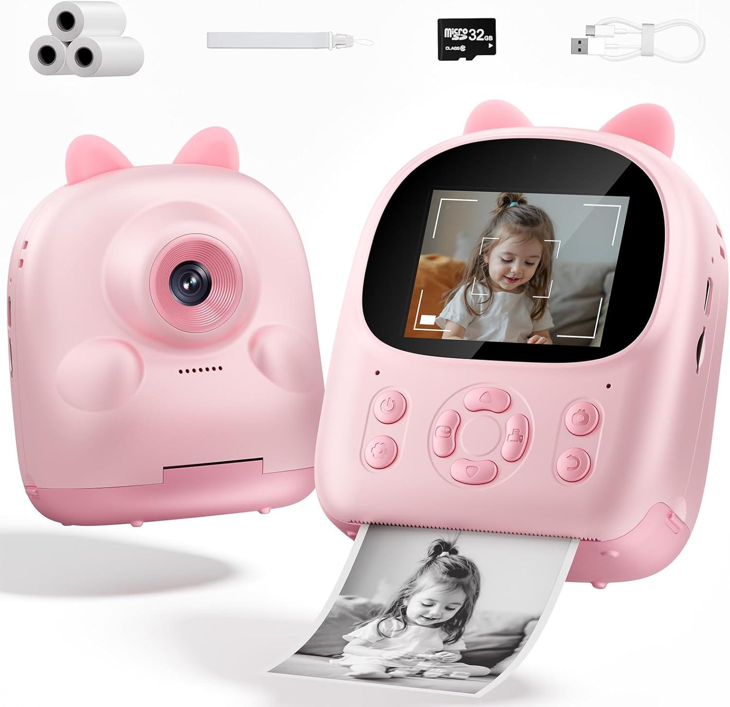 Mandizza Instant Print Camera Gifts for $11.89