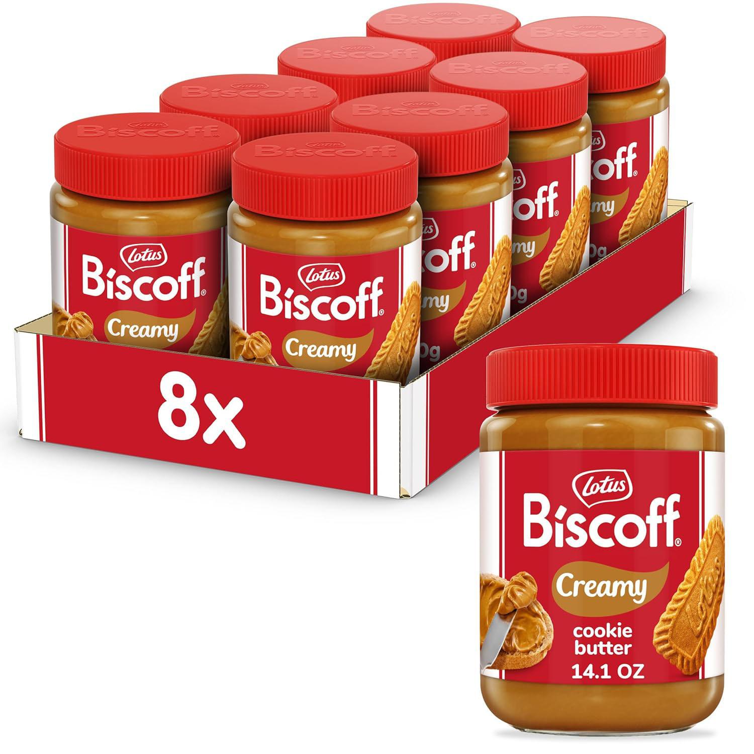 Lotus Biscoff Cookie Butter Spread 8 Pack for $22.43