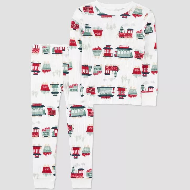 Carters Just One You Toddler Christmas Pajama Set for $5