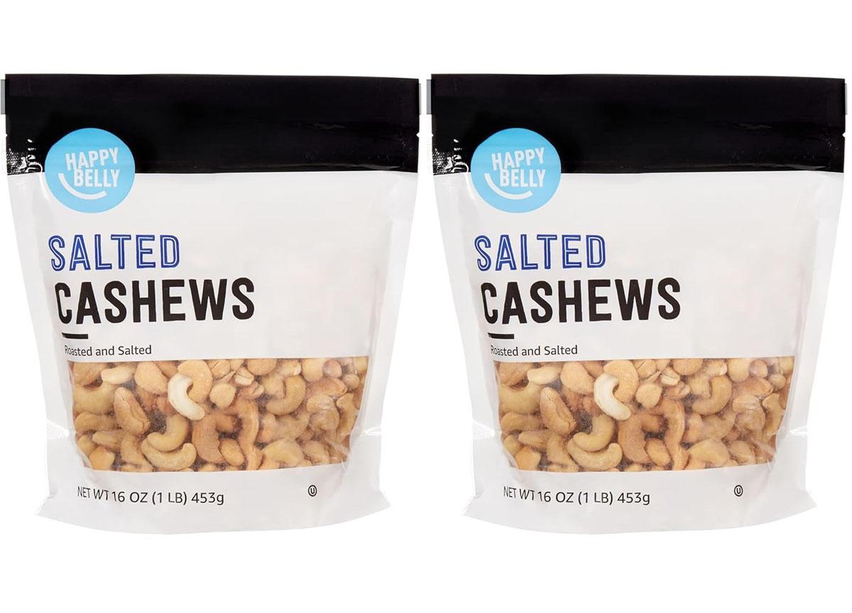 Happy Belly Cashew Salted Nuts 2 Bags for $10.50