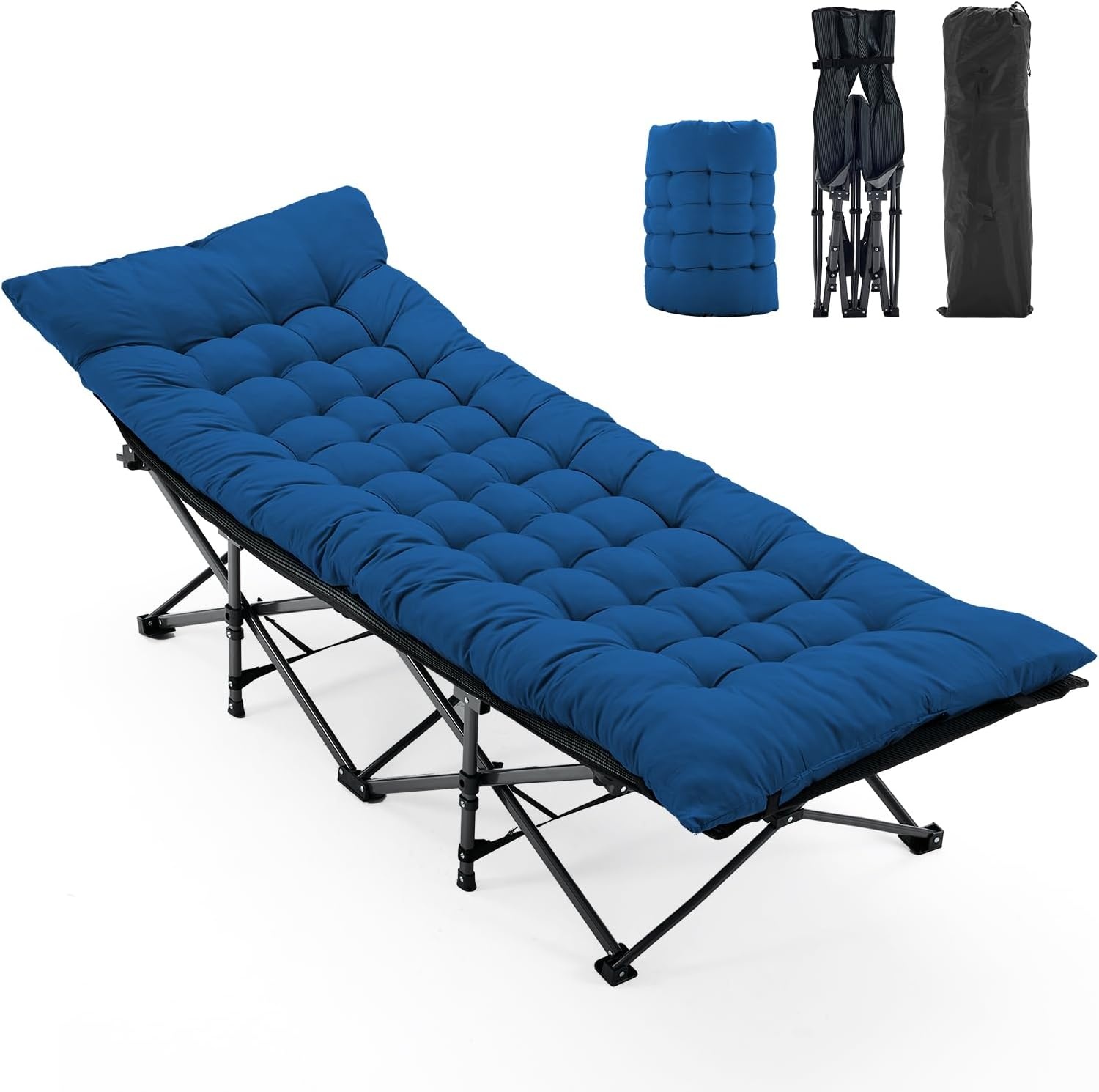 Olixis Folding Camping Cot Bed for $47.98 Shipped