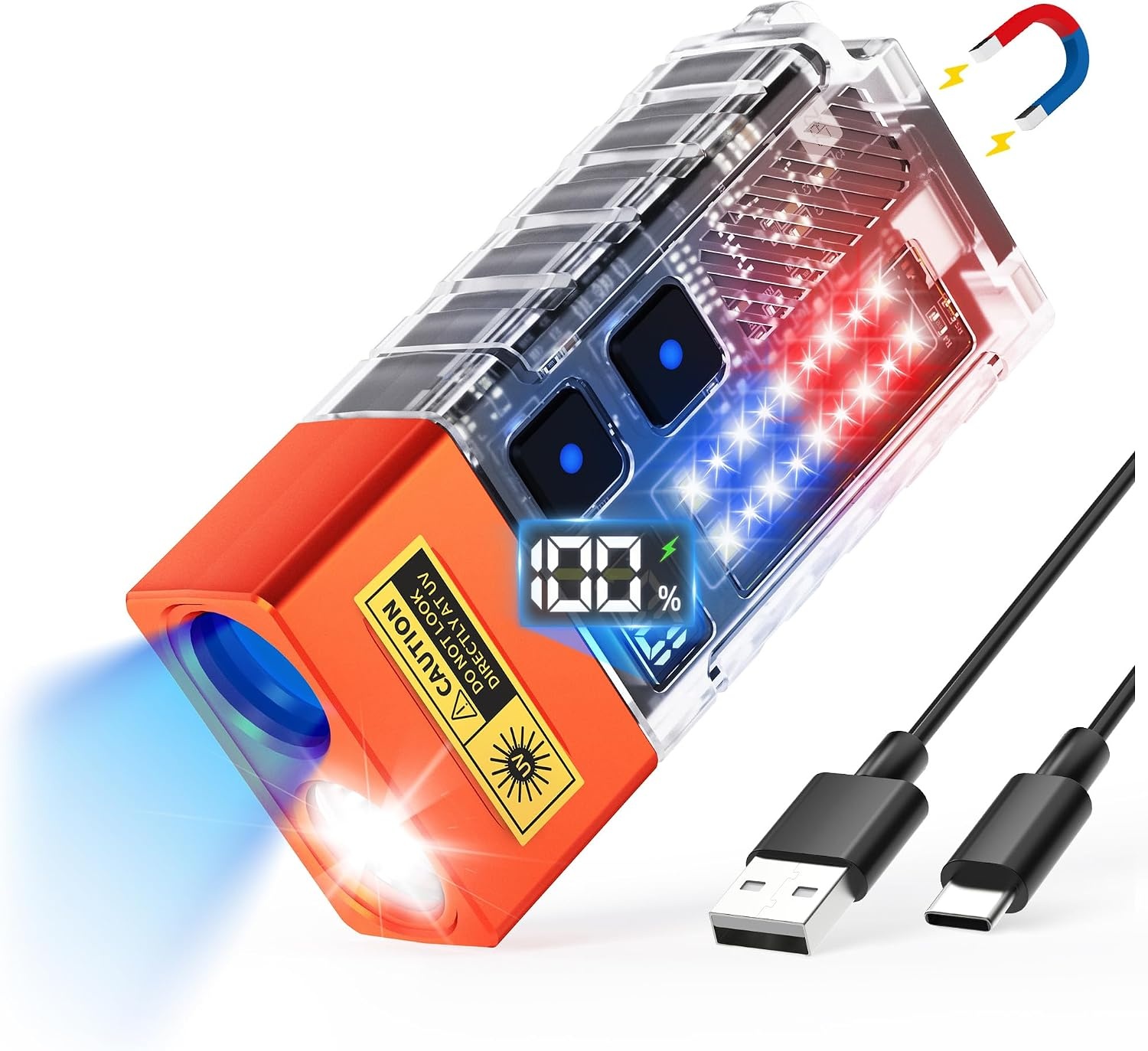 Darkbeam UV Flashlight and LED EDC Flashlight for $9.99