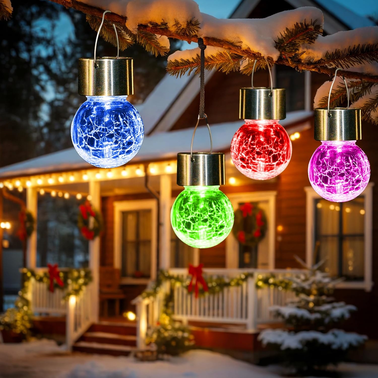 Gigalumi Outdoor Solar Lights 8 Pack for $11.45 Shipped