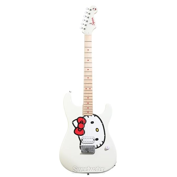 Fender x Hello Kitty Stratocaster Electric Guitar for $419.99 Shipped