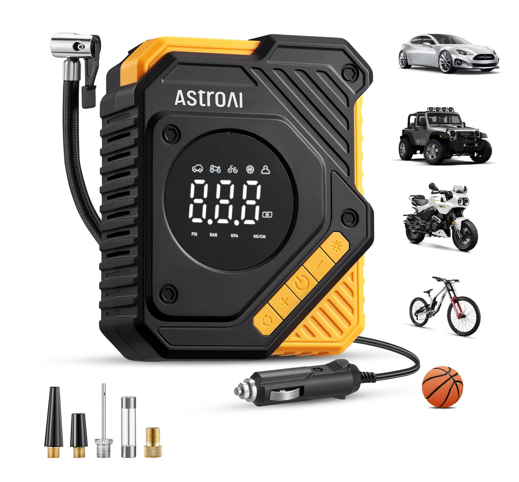 AstroAI Air Compressor Tire Inflator Pump for $12.99