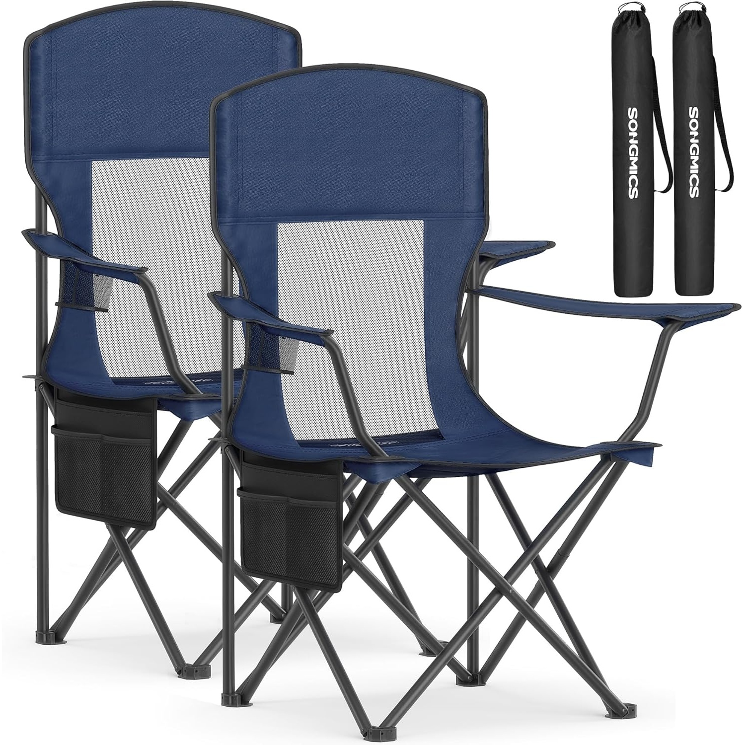 Songmics Breathable Camping Chairs 2 Pack for $33.56