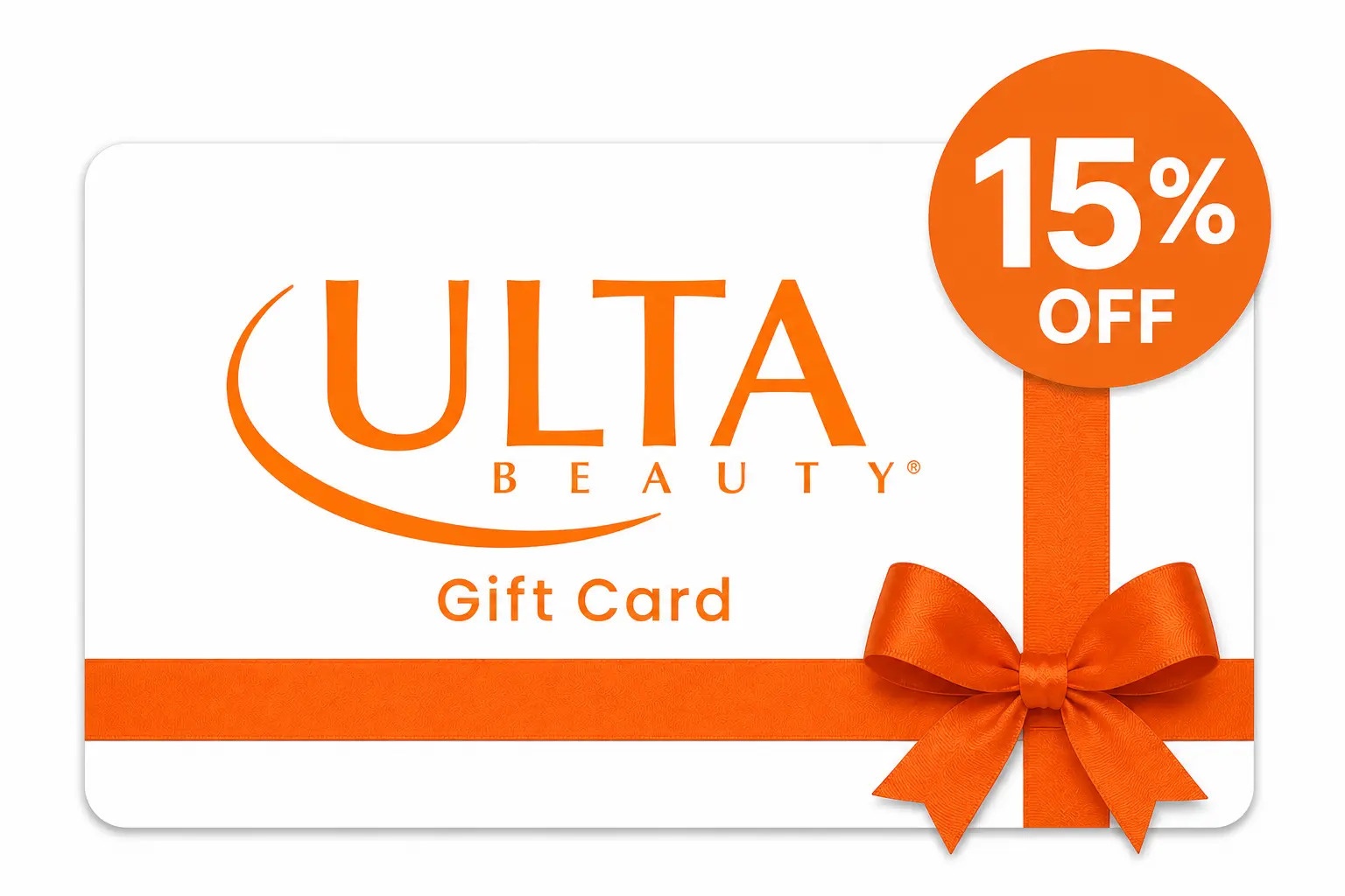Ulta Beauty Gift Cards for 15% Off