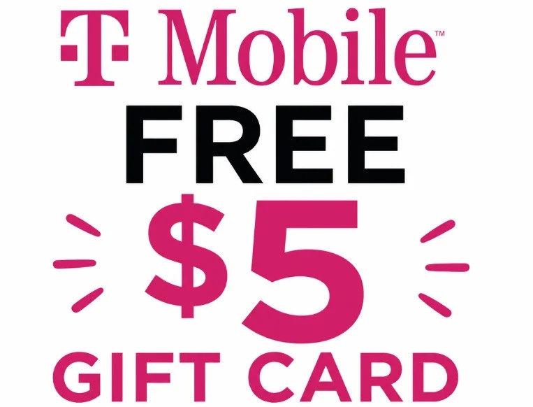 Free $5 Gift Card for T-Mobile Subscribers