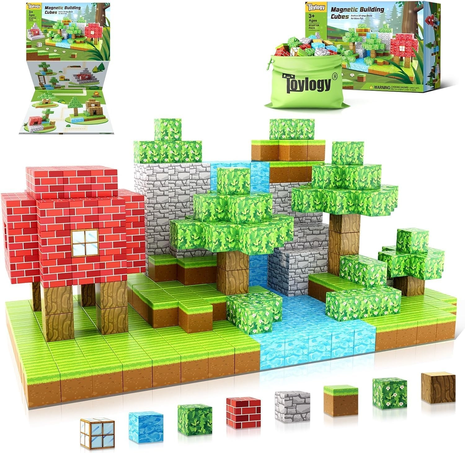 Toylogy Magnetic Building Blocks for $6.99