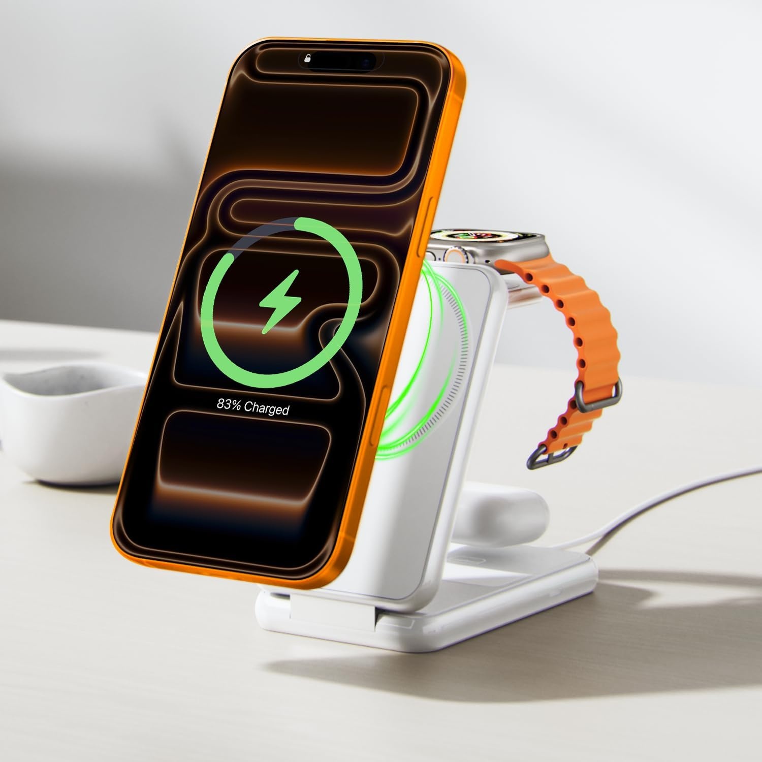 iVANKY 3-in-1 Foldable Magnetic Wireless Charging Station for $8.99