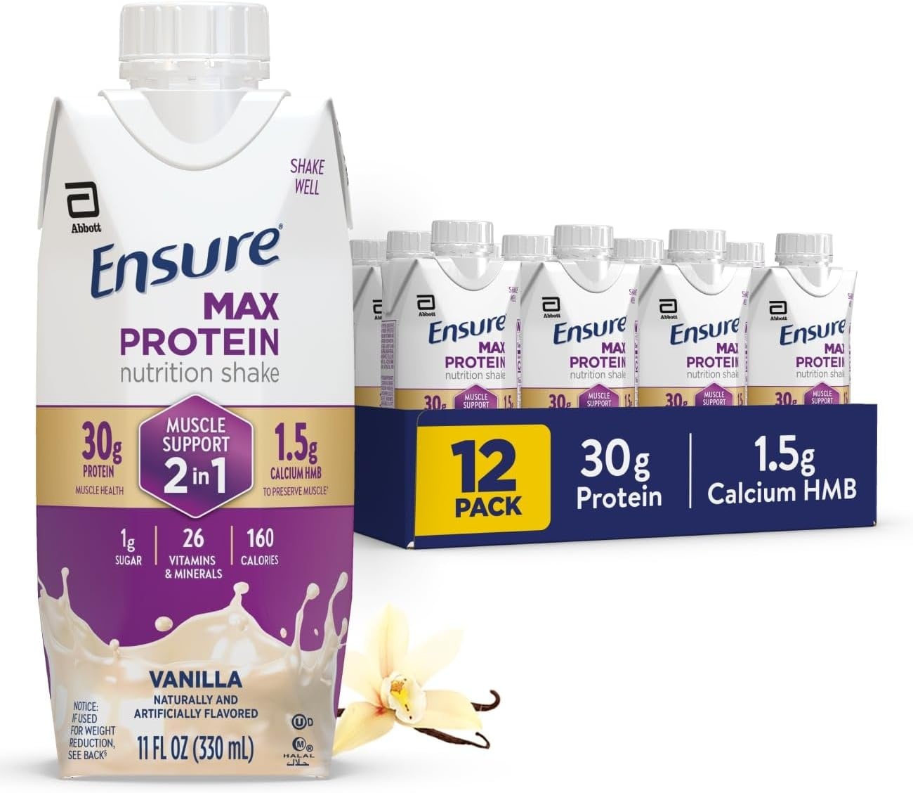 Ensure Max Protein Shake 12 Pack for $10.86