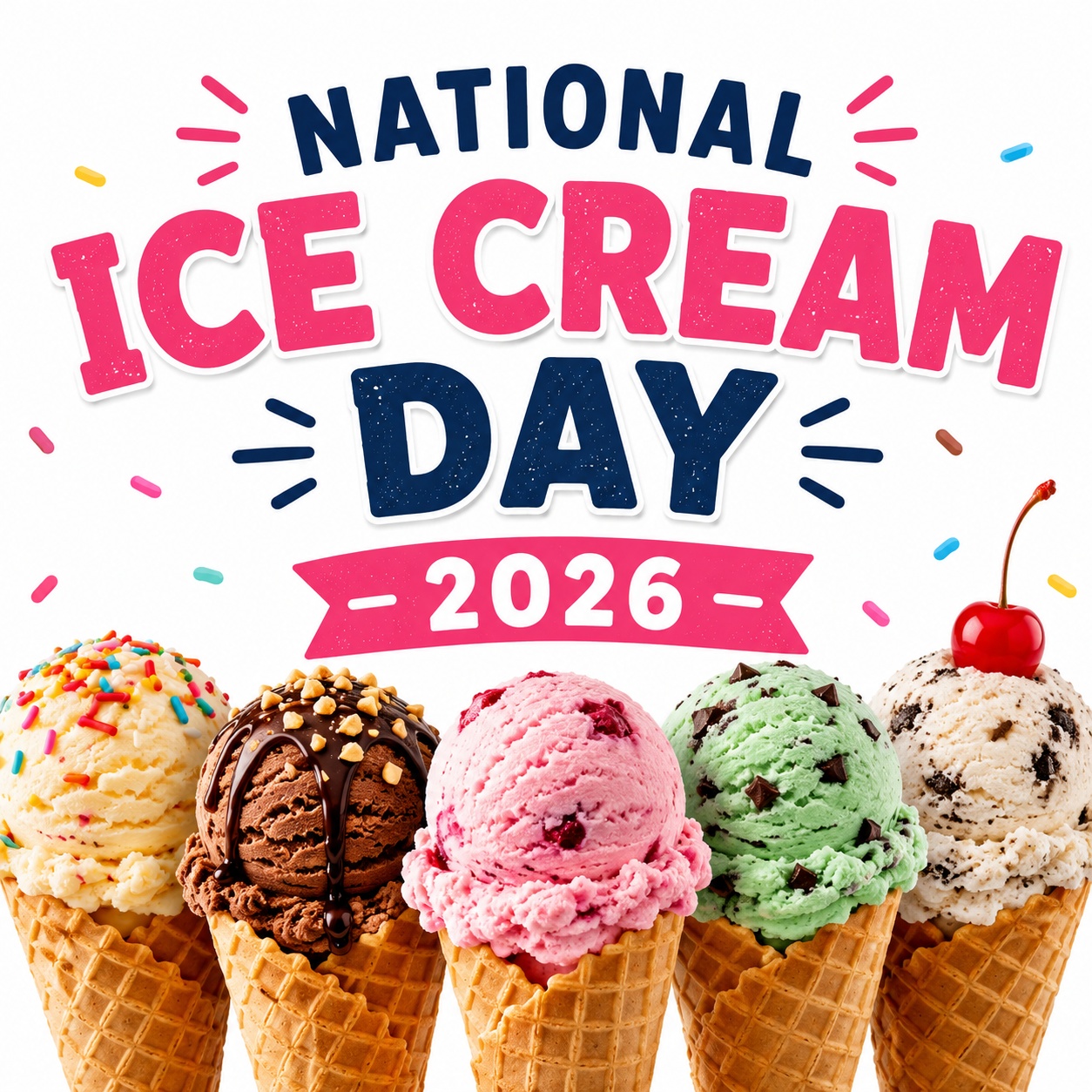 Free Ice Cream List for National Ice Cream Day 2026