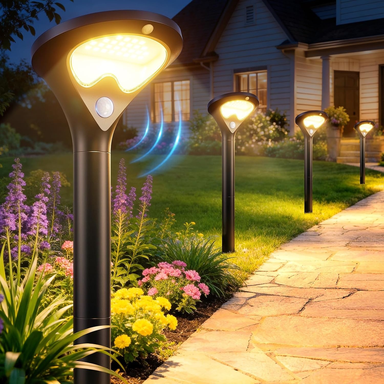 Eleclink Solar Pathway Lights Outdoor 6 Pack for $24.73 Shipped