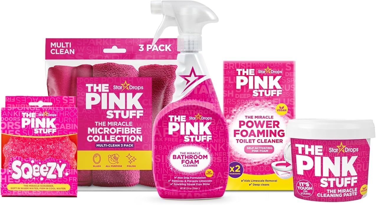 The Pink Stuff Bathroom Cleaning Kit for $14.34