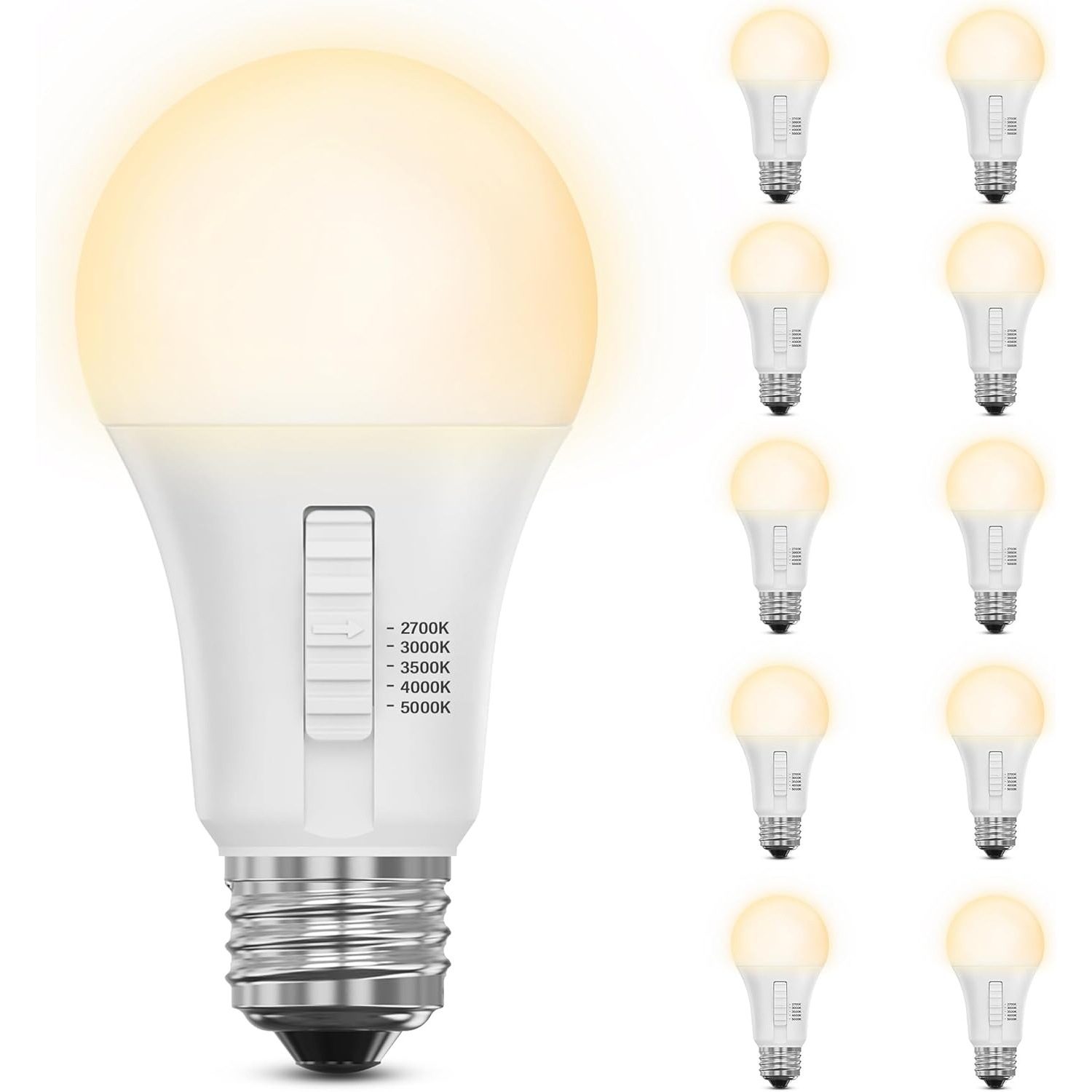 Feit Electric A19 60w LED Light Bulb 10 Pack for $6.85