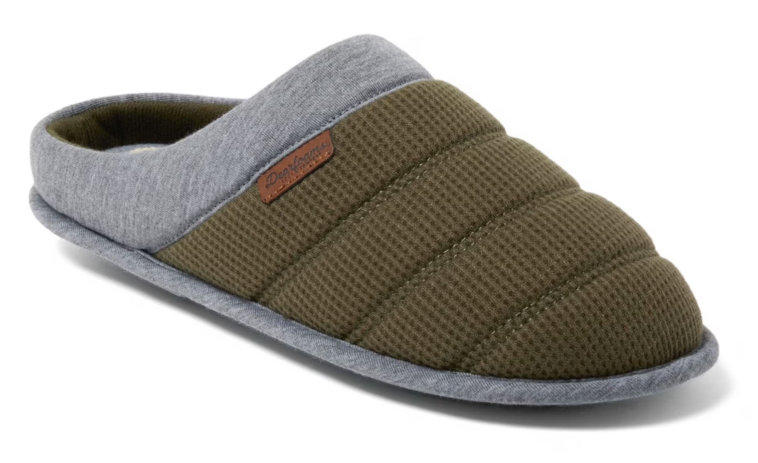 Dearfoams Cozy Comfort Bound Knit Clog Slippers for $3.50