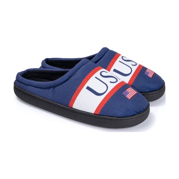 Ground Up Soccer Fan Slippers for $5