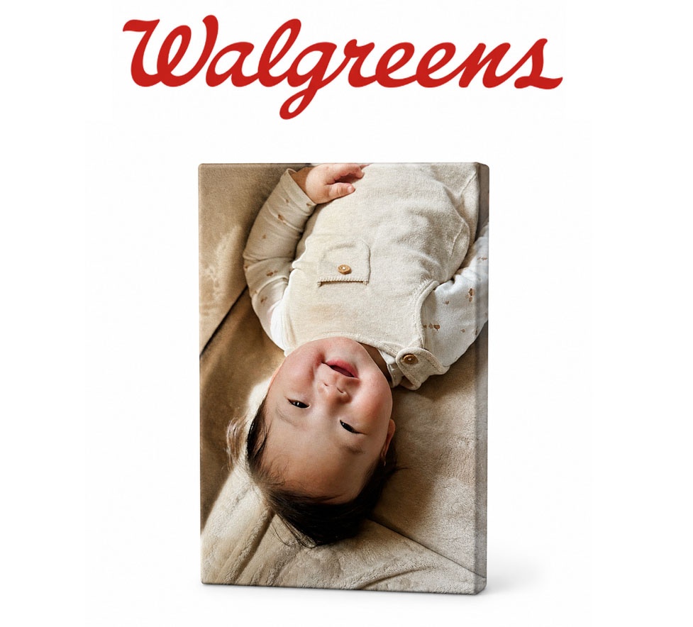 Walgreens 4x6 Custom Mini Canvas Print for $3.99