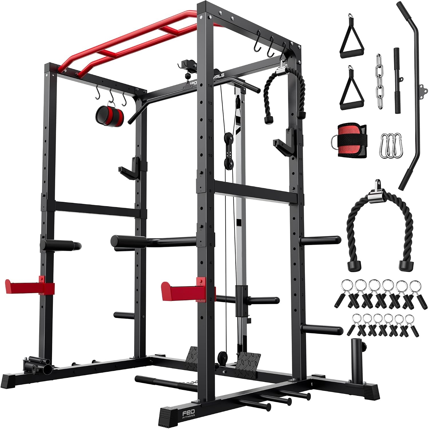 Sportsroyals Power Cage Workout Rack for $263.48 Shipped