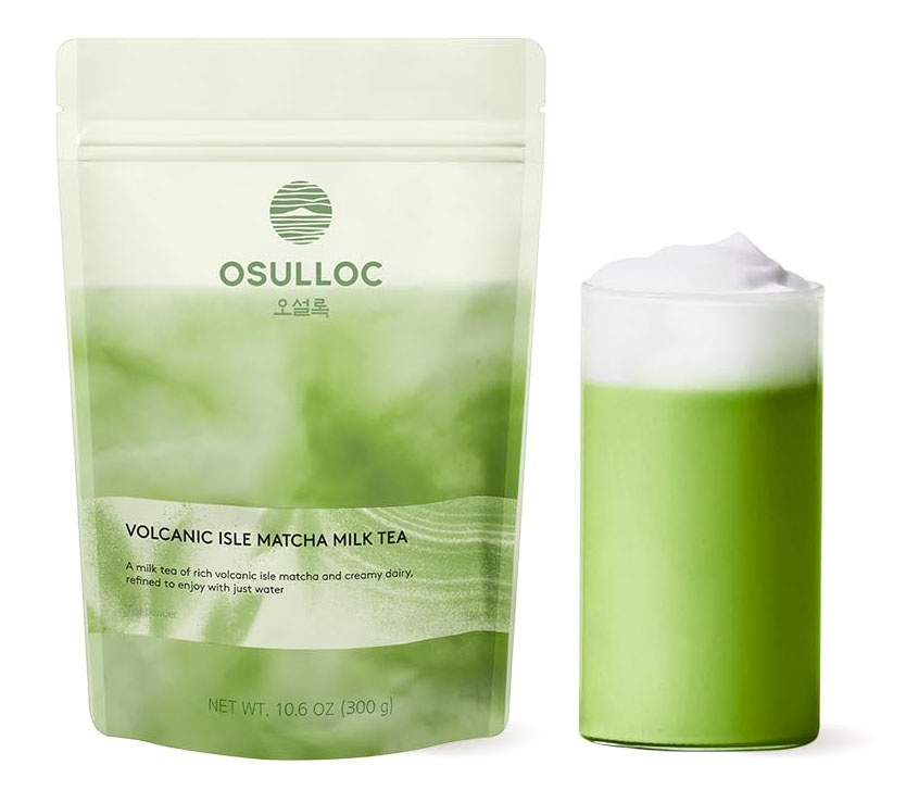 Osulloc Volcanic Isle Matcha Milk Tea Powder for $18.89