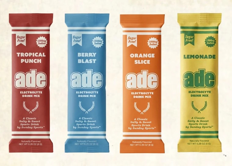 Free Sunday Sports 4 Stick Electrolyte Drink Mix Pack