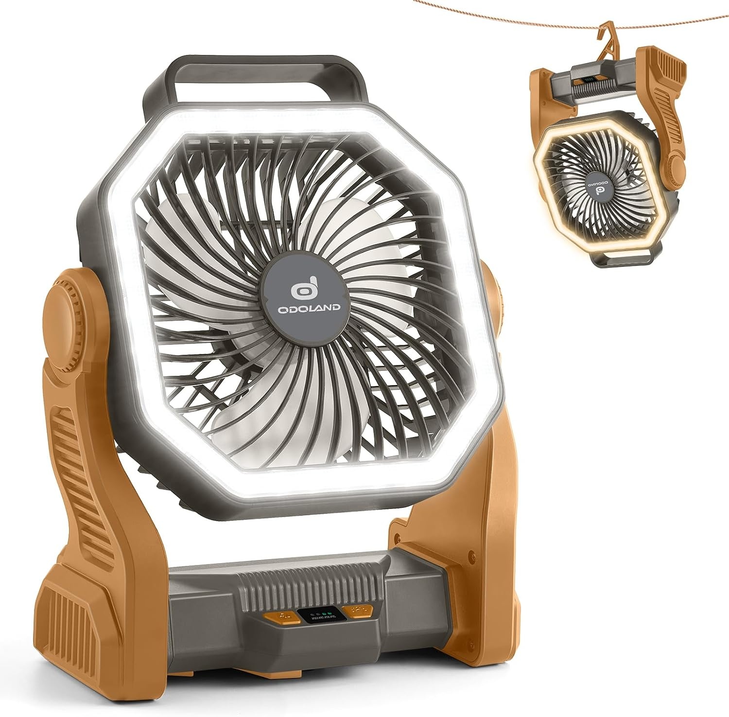 Odoland Portable Rechargeable Fan for $14.99