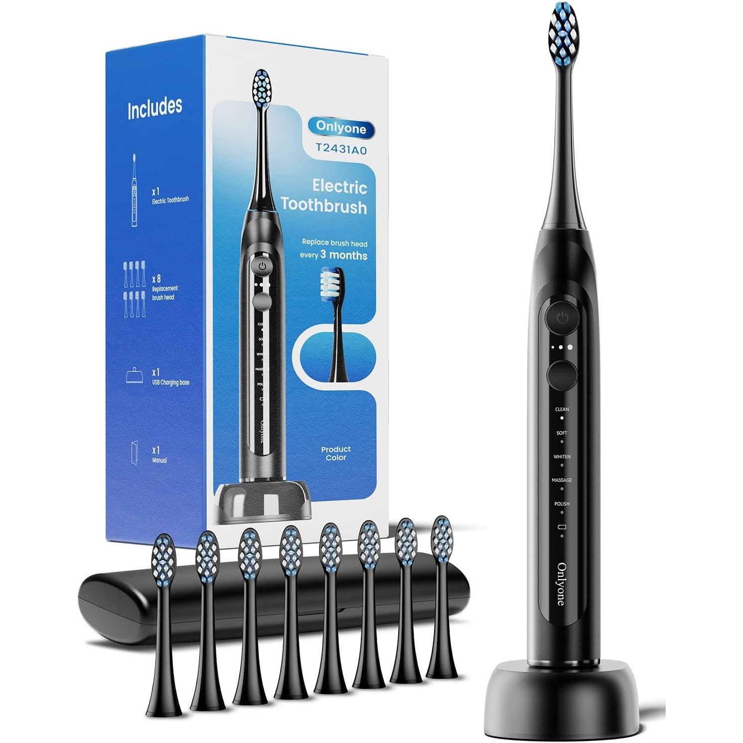 Onlyone Electric Toothbrush for $8.98