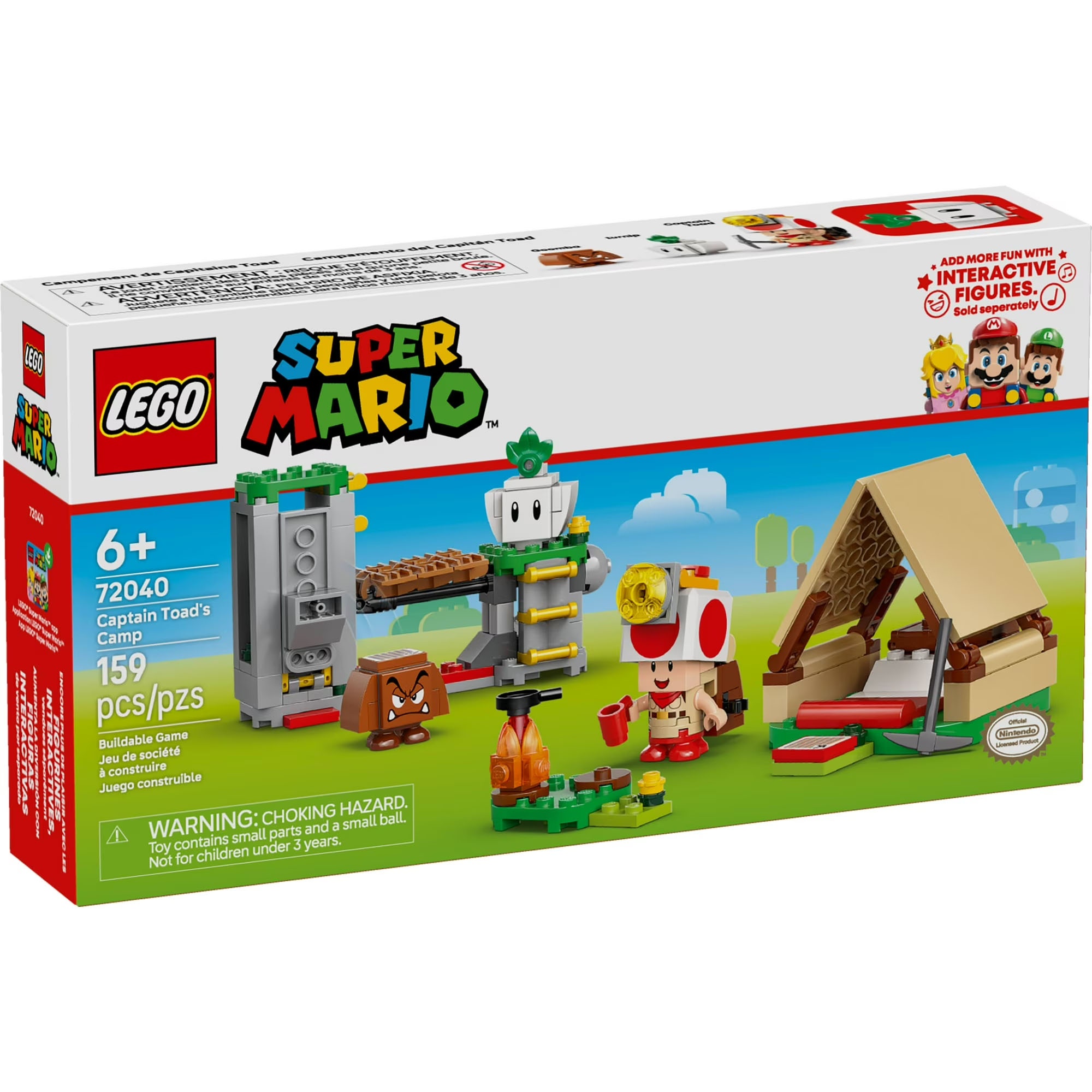 LEGO Super Mario Captain Toads Camp Building Toy 72040 for $10