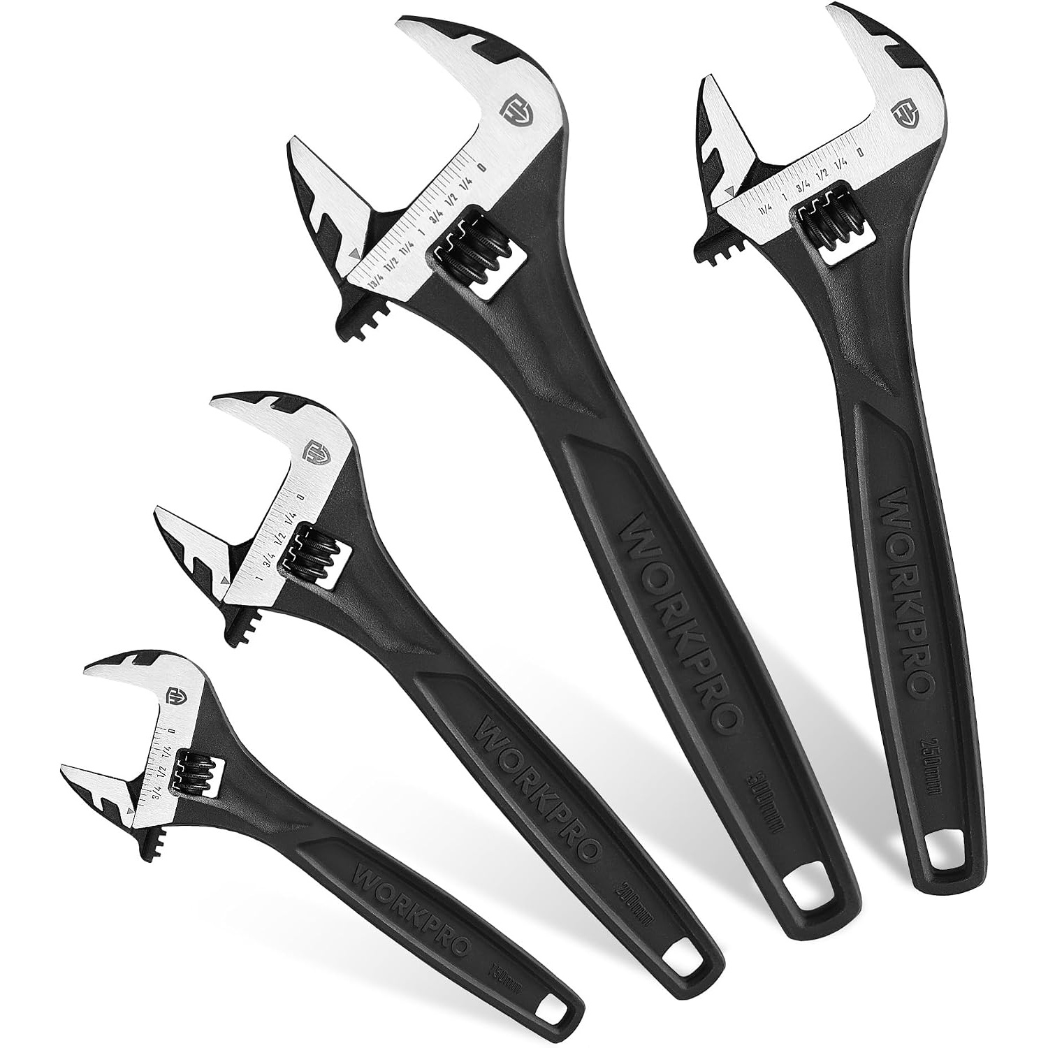 Workpro 4-Piece Adjustable Wrench Set for $23.99