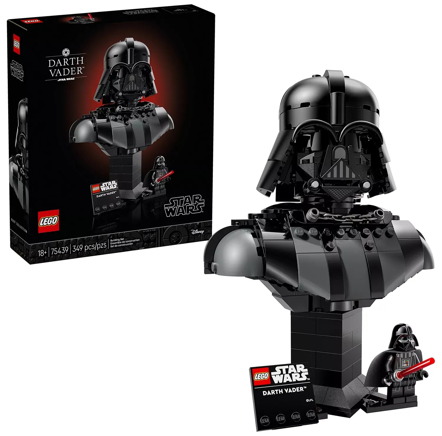 LEGO Star Wars Darth Vader Bust 75439 Building Set for $34.99