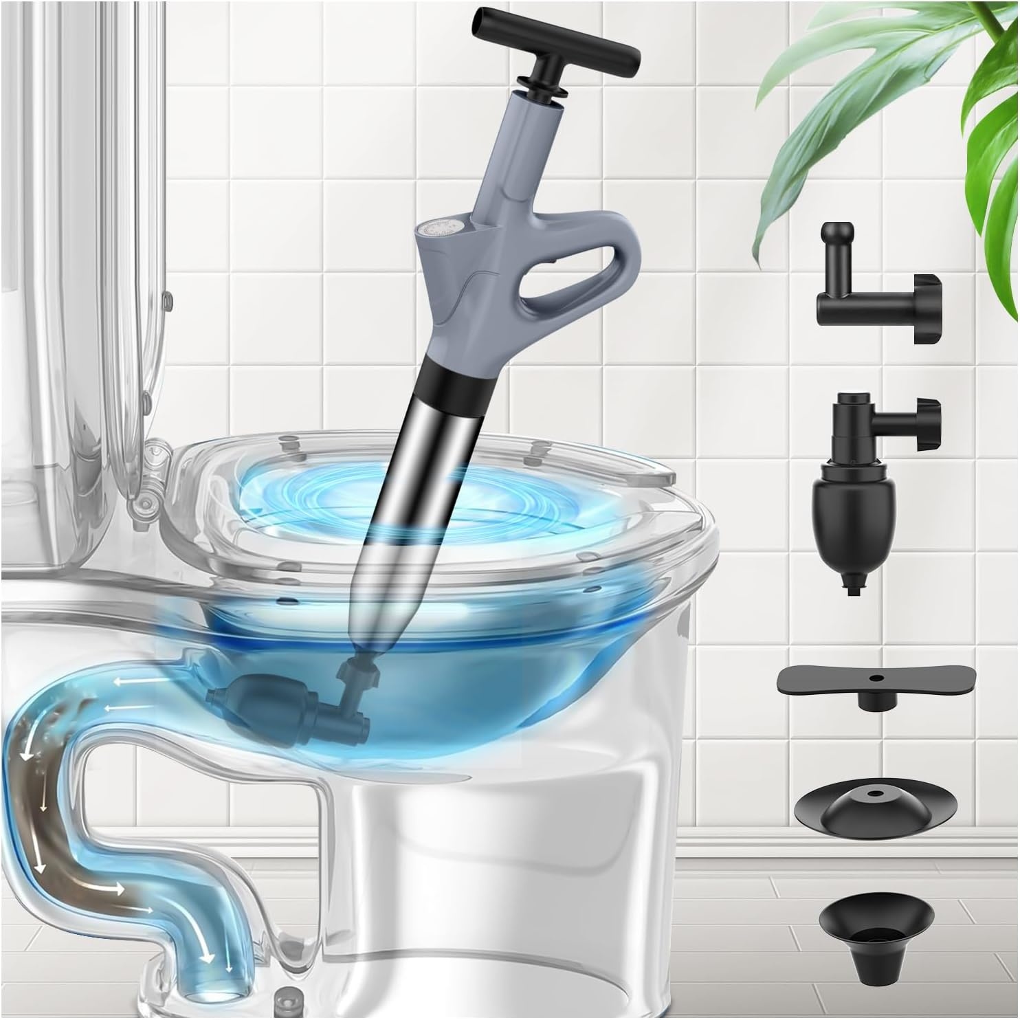 Mieaoll High Pressure Toilet Plunger for $19.99