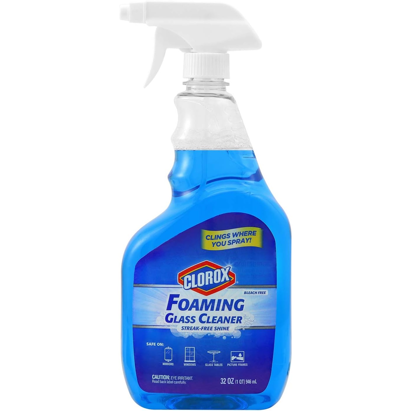 Clorox Foaming Glass Cleaner Trigger Spray for $1.92