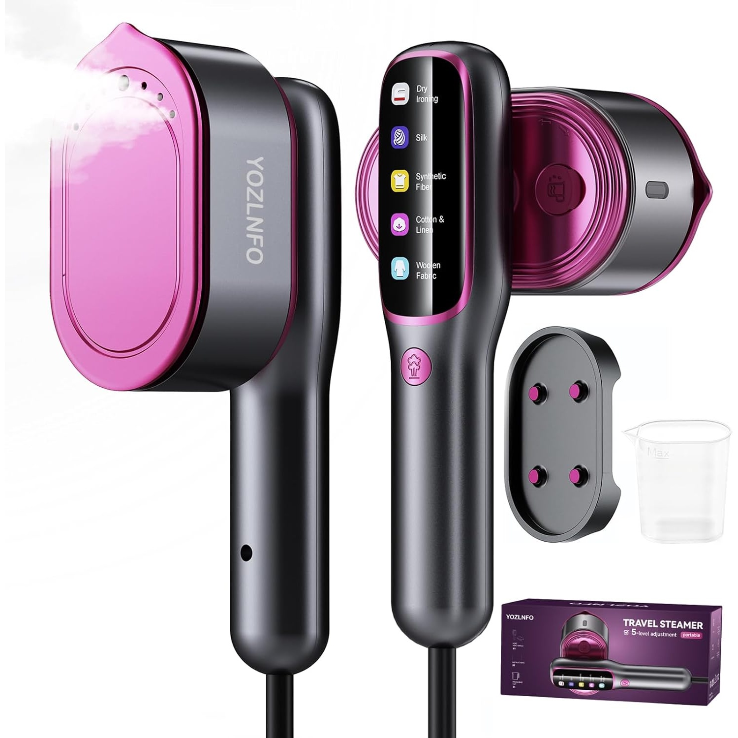 Travel Handheld Iron Steamer for Clothes by Yozlnfo for $17.99 Shipped